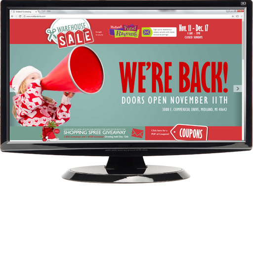 MFR Warehouse Sale Web Design 1